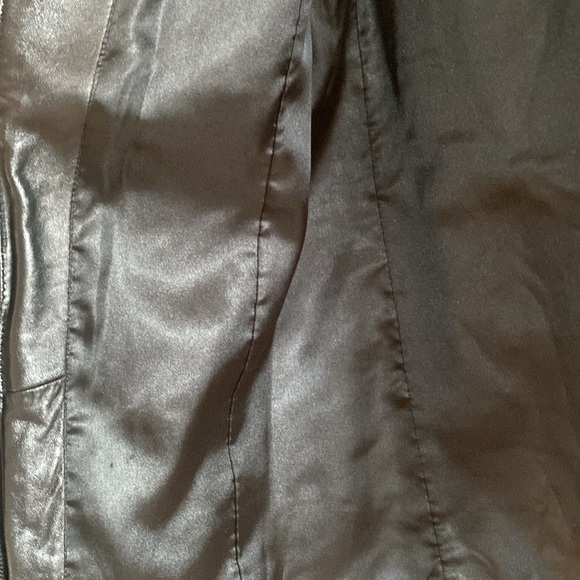 Anne Klein Leather Coat - Picture 7 of 11